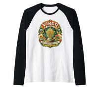 Virgo Select Vintage Cosmic Label Design Zodiac Manche Raglan