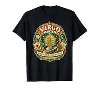 Virgo Select Vintage Cosmic Label Design Zodiac T-Shirt