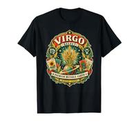 Virgo Select Vintage Cosmic Label Design Zodiac T-Shirt Graphique avec Valeur