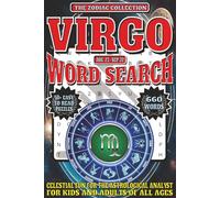 Virgo Word Search: Easy To Read Print With 50+ Puzzles About Virgos, Zodiac, Astrology, And More | 6x9 inch, 110 pages | Gift For Holidays, Vacations, and Spare Time