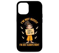 Virgo Zodiac Im Not Bossy Im Just Always Right Coque pour iPhone 12/12 Pro