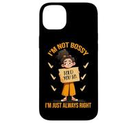Virgo Zodiac Im Not Bossy Im Just Always Right Coque pour iPhone 14 Plus
