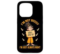 Virgo Zodiac Im Not Bossy Im Just Always Right Coque pour iPhone 15 Pro