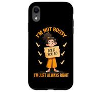 Virgo Zodiac Im Not Bossy Im Just Always Right Coque pour iPhone XR