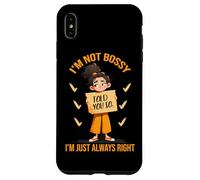 Virgo Zodiac Im Not Bossy Im Just Always Right Coque pour iPhone XS Max