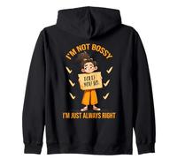 Virgo Zodiac Im Not Bossy Im Just Always Right Sweat à Capuche