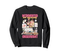 Virgo Zodiac Introverted But Aggressively Observant Sweatshirt