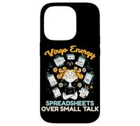 Virgo Zodiac Virgo Energy Spreadsheets Over Small Talk Coque pour iPhone 14 Pro