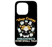 Virgo Zodiac Virgo Energy Spreadsheets Over Small Talk Coque pour iPhone 15 Pro