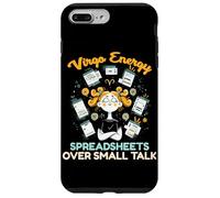 Virgo Zodiac Virgo Energy Spreadsheets Over Small Talk Coque pour iPhone 7 Plus/8 Plus