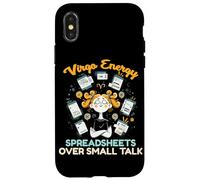 Virgo Zodiac Virgo Energy Spreadsheets Over Small Talk Coque pour iPhone X/XS