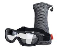 Viriber Lunettes de moto - Lunettes de protection UV - Anti-poussière - Lunettes de combat militaires - Lunettes tactiques d'extérieur (transparent)