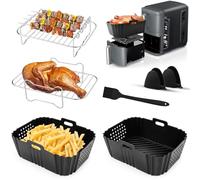 VIRIECH Accessoire Air Fryer, Moule Air Fryer pour Ninja Air Fryer, Moule Silicone Air Fryer Pot pour Ninja Foodi AF400EU AF500EU et la plupart des friteuse à air