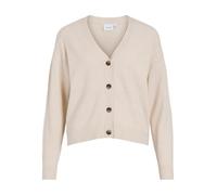 Viril Noos Cardigan en Tricot à col en V, Super Light Natural Melan., M