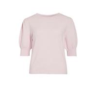 Viril Noos Haut en Tricot à Manches 2/4 et col Rond, Rose, S