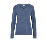 Vila Pull Ril Col V Bleu Taille M Femme