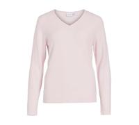 Vila Pull-over Viril Noos col V manches longues Rose Taille S Femme