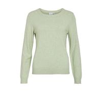 Viril Noos Haut tricoté à col Rond L/S, Vert fumé, S