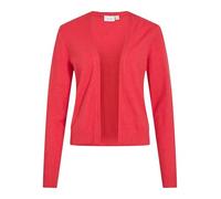 Vila Cardigan 'VIRil' court en maille à manches longues rouge vif Taille S