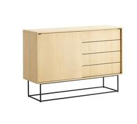 Woud Table d'appoint Virka. hauteur 120 cm Chêne