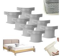 virkwuy 4 Pièces Attache Drap Housse, Bloc Drap Housse an, Maintien Drap Housse, Support de Draps, pour Soutenir et Fixer Les Draps, Convient pour Les Lits Doubles, Simples, Queen, Petits Lits (Gris)