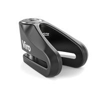 Viro 167 Lot de 2 roues antivol en acier trempé satiné avec tige de 14 mm