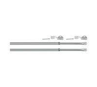 Viro | Kit de paires de barres pour portes battantes en acier galvanisé, extensible de 88 à 165 cm