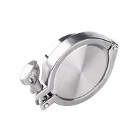 Virole de soudure sanitaire O/D de 19 mm-168 mm + embout + triple collier de serrage + joint en silicone 304 en acier inoxydable 304 pour brassage maison (76 mm x virole 91)