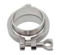 Virole de soudure sanitaire + trois colliers de serrage + kit de joints en PTFE, acier inoxydable SS304, diamètre extérieur 19 mm à 102 mm, pour plomberie industrielle et raccords de tuyauterie (63 mm