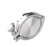 Virole de soudure sanitaire Union 19mm-168mm, tuyau O/D + embout + triple pince + joint en silicone, acier inoxydable 304 for brassage à domicile(168mm x Ferrule 183)