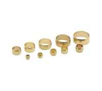 Virole Double conique en laiton, 4 5 6 8 10 12 14mm OD, manchon de Compression, raccords de bague d'étanchéité, système de lubrification centralisé, 10 pièces(3mm)