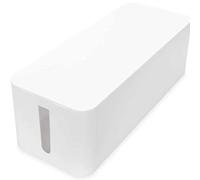 Virone Cable Box Range Cable Rangement Bureau (Blanc)