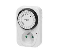 Virone MT-1 Programmateur Prise Electrique Mécanique 3500W Minuterie D'intervalle De 15 Minutes