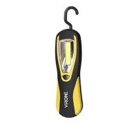 Virone WL-7 Lampe Portable Pour Chantier LED COB 3W 200lm 3 x AA avec Aimant Crochet Lampe Mains-Libre