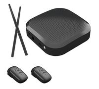 Virtual Air Ensemble de batterie électrique avec pédales, batterie portable sans fil, rechargeable par USB, 32 cm, pour débutants, expérience de détection du corps AR