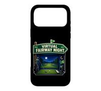 Virtual Fairway Night Golf Intérieur Simulateur Coque pour iPhone 17 Pro Max