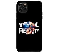 Virtual Reality Skull VR Gamer Futuristic Art Coque pour iPhone 11 Pro Max