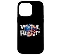 Virtual Reality Skull VR Gamer Futuristic Art Coque pour iPhone 14 Pro Max