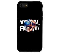 Virtual Reality Skull VR Gamer Futuristic Art Coque pour iPhone SE (2020) / 7/8