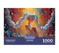 Virtual Singer Style 1000 Pcs Carton Premium Coffret De Puzzles Crystal Cave Anime Stimulant Et Éducatif Défi Unique Puzzles As Birthday Gifts 52x38cm/1000pcs