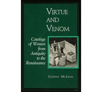 Virtue and Venom - Glenda McLeod - University of Michigan Press - ebook (ePub) - Livre