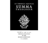 Virtues of Justice in the Human Community, St Thomas Aquinas Summa Theologiae Aquinas Thomas (Auteur)