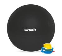 VirtuFit Anti-Burst Ballon de fitness Pro - Ballon de gymnastique - Swiss Ball - Avec pompe - Noir - 65 cm