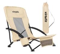 VirtuFit Chaise de plage pliable - Beige