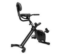 VirtuFit DB100 Vélo de bureau pliable avec dossier - Vélo de bureau avec ordinateur d'entraînement - Avec plan d'entraînement