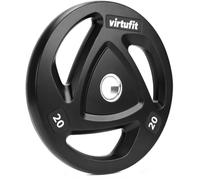 VirtuFit Disque Olympique en Caoutchouc de 1,25 kg à 25 kg (5, Kilogrammes)
