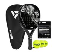 VirtuFit Ensemble de padel hybride - Noir - Gris