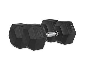VirtuFit Hexa Dumbbell Lot d'haltères courts 2 x 30 kg