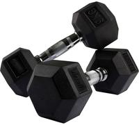 VirtuFit Hexa Lot d'haltères courts 2 x 12,5 kg