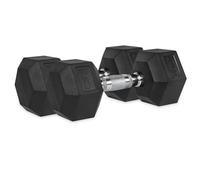VirtuFit Hexa Lot d'haltères courts - 2 x 17,5 kg